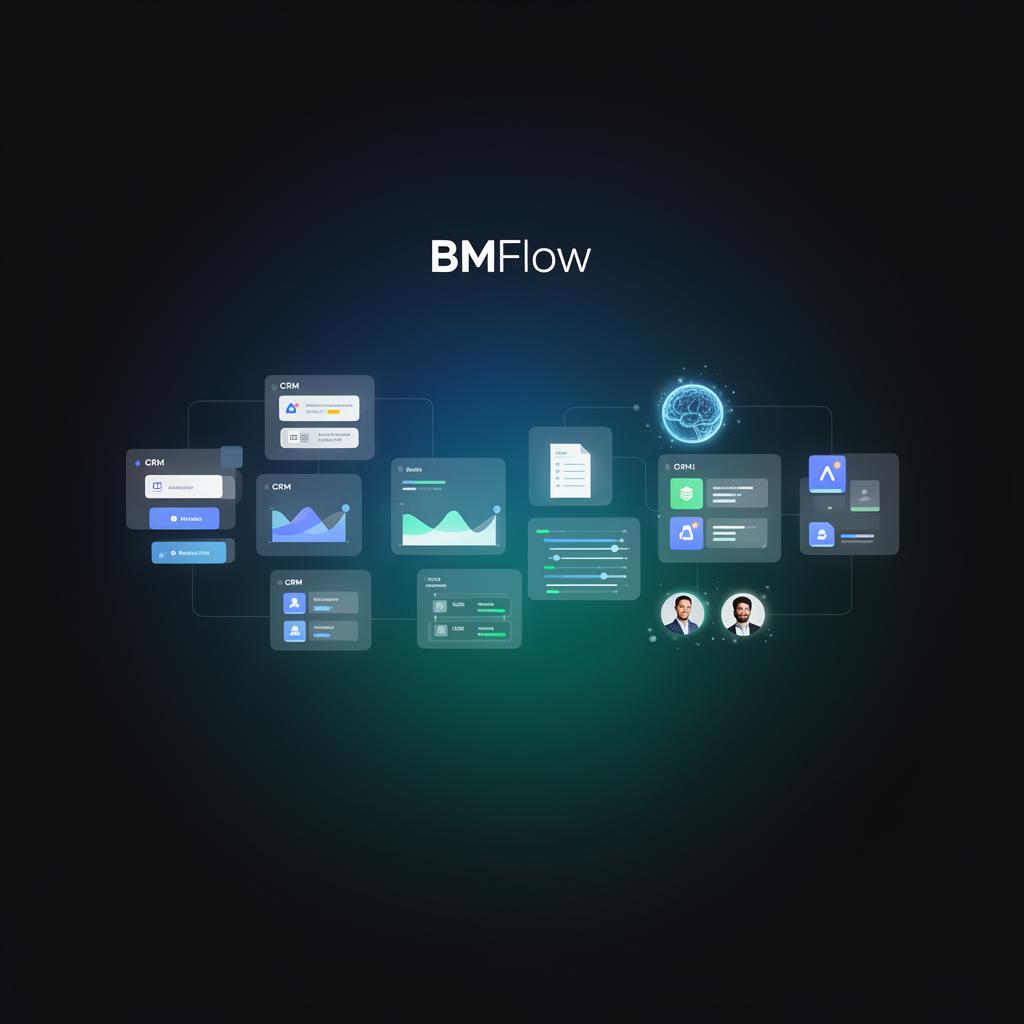BMFlow — Business OS mit CRM, Finance & KI